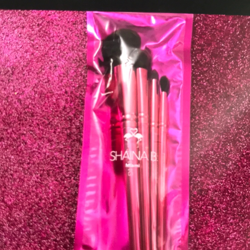 Shaina B Miami makeup 5 PCs brushes $25B Fab brush set
